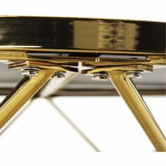 Falcon Konferenční stolek Rumie - gold chrom/černá