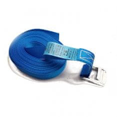 Sewota Upínací pás, jednodílný se sponou, 25mm, LC 125/250daN, modrý, 1m