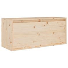 Greatstore Nástěnná skříňka 80 x 30 x 35 cm masivní borové dřevo