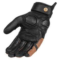 BROGER rukavice OHIO vintage černo-hnědé 3XL