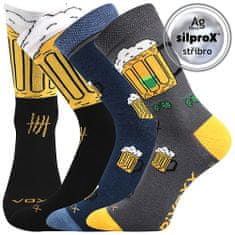 Voxx barevné ponožky Pivoxx MIX IIIII, 39-42 (3 páry v balení)