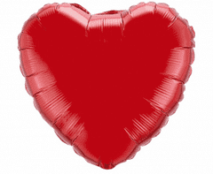 GoDan Fóliový balón 32" - Červené srdce