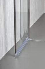 Arttec Dvoukřídlé sprchové dveře do niky COMFORT F 1 čiré sklo 103 - 108 x 195 cm