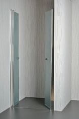Arttec Dvoukřídlé sprchové dveře do niky SALOON 70 - 75 cm grape sklo