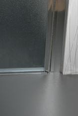 Arttec Dvoukřídlé sprchové dveře do niky SALOON 80 - 85 cm grape sklo
