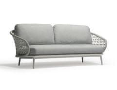 Couture Jardin Zahradní dvoumístná luxusní pohovka CUDDLE sofa šedá