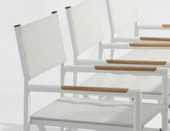 Couture Jardin Luxusní zahradní jídelní židle POLO dining chair šedá