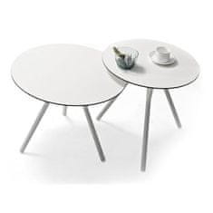 Couture Jardin Zahradní luxusní stolek DJ side table low 60x45cm šedá