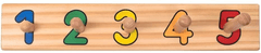 Goki Třídící hra Naučte se počítat s dřevěnými kroužky