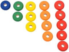 Goki Třídící hra Naučte se počítat s dřevěnými kroužky