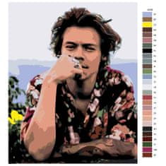 Malujsi Malování podle čísel - Harry Styles 04 - 80x100 cm, plátno vypnuté na rám