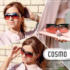 Verdster Sluneční brýle Cosmo Jednolité šedá sklíčka černá univerzální