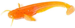 Fish Up Dipované umělé nástrahy Catfish 75mm / 8ks Orange Pumpkin/Black