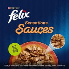 Felix SENSATIONS multipack lahodný výběr v omáčce 72x85 g