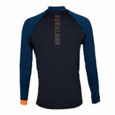 AQUALUNG Pánské lycrové triko SLIM FIT černá/modrá, dlouhý rukáv modrá/černá 3XL