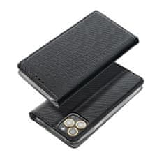 MobilMajak Pouzdro / obal na Huawei P8 Lite 2017/ P9 lite 2017 černé - knížkové SMART