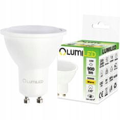 LUMILED 10x LED žárovka GU10 10W = 80W 900lm 3000K Teplá bílá 120°