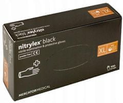 nitrylex rukavice černé XL 100 kusů