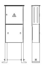 Rozváděč elektroměrový PER 2/3f/63 pilíř (Modul)