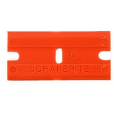 Scraperite Plastová čepel-škrabka oranžová, 100 ks, SCRAPERITE