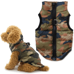Korbi Mikina oblečky pro psy, oblek kamufláž - Velikost XL