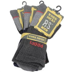 RS pánské zpevněné froté bavlněné pracovní ponožky 51002 3-pack, 43 - 46