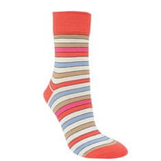 RS  dámské barevné bavlněné pruhované zdravotní ponožky 1202122 3-pack, 35-38
