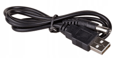 Akyga Napájecí kabel USB zástrčka 5,5 x 2,1 mm 0,8 m