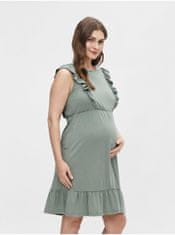 Mama.licious Khaki těhotenské šaty s výstřihem na zádech Mama.licious Roberta S