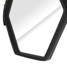HOMEDE Nástěnné zrcadlo Ebi černé, velikost 54x47,5x3