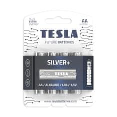 Tesla Batteries TESLA AA SILVER+ Alkaline 4 ks blistr LR06 NEW