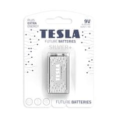 Tesla Batteries TESLA 9V SILVER+ Alkaline 1 ks blistr 6LR61 NEW