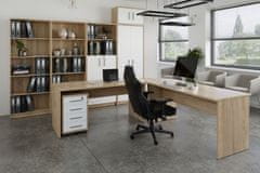 Nejlevnější nábytek Kancelářský psací stůl NEJBY GIANNI, dub sonoma