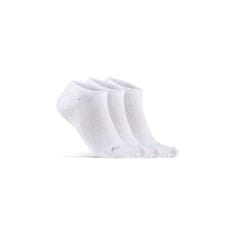 Craft Ponožky CORE Dry Footies 3-pack bílá 34-36