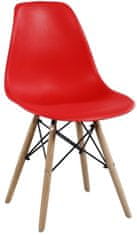 CASARREDO Jídelní židle MODENA II červená