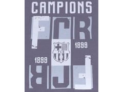sarcia.eu Tmavě šedé pánské tričko FC BARCELONA