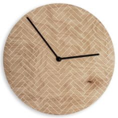 Mašek Nástěnné hodiny ze dřeva - Parquet