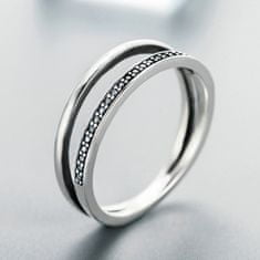 Royal Fashion prsten Nenucená elegance SCR082 Velikost: 6 (EU: 51-53)
