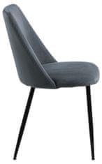 Design Scandinavia Jídelní židle Ines (SET 4 ks), šedá