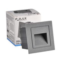 Polux LED zahradní vestavné schodišťové svítidlo IP65
