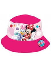 Exity Dívčí klobouček Minnie Mouse a Daisy - tm. růžový