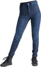 PANDO MOTO kalhoty jeans KUSARI COR 02 Short dámské washed modré 28