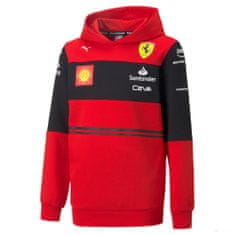 Ferrari mikina TEAM 2022 dětská černo-červená 128
