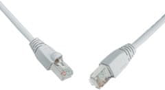 Solarix 10G patch kabel CAT6A SFTP LSOH 3m šedý non-snag-proof