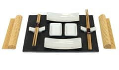 EXCELLENT Sushi set porcelán/břidlice/bambus sada 11ks