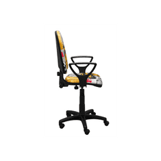 artofis dětská židle Bred formule žlutá