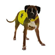 Duvo Reflexní vesta pro psa 56cm látková žlutá +