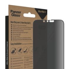 PanzerGlass Privacy Apple iPhone 14/13/13 Pro s instalačním rámečkem, P2783
