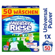 Weißer Riese Weißer Riese Universal Pulver, univerzální prací prášek, 50 praní