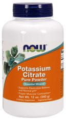 NOW Foods Potassium Citrate (draslík jako citrát draselný), Pure powder, 340g